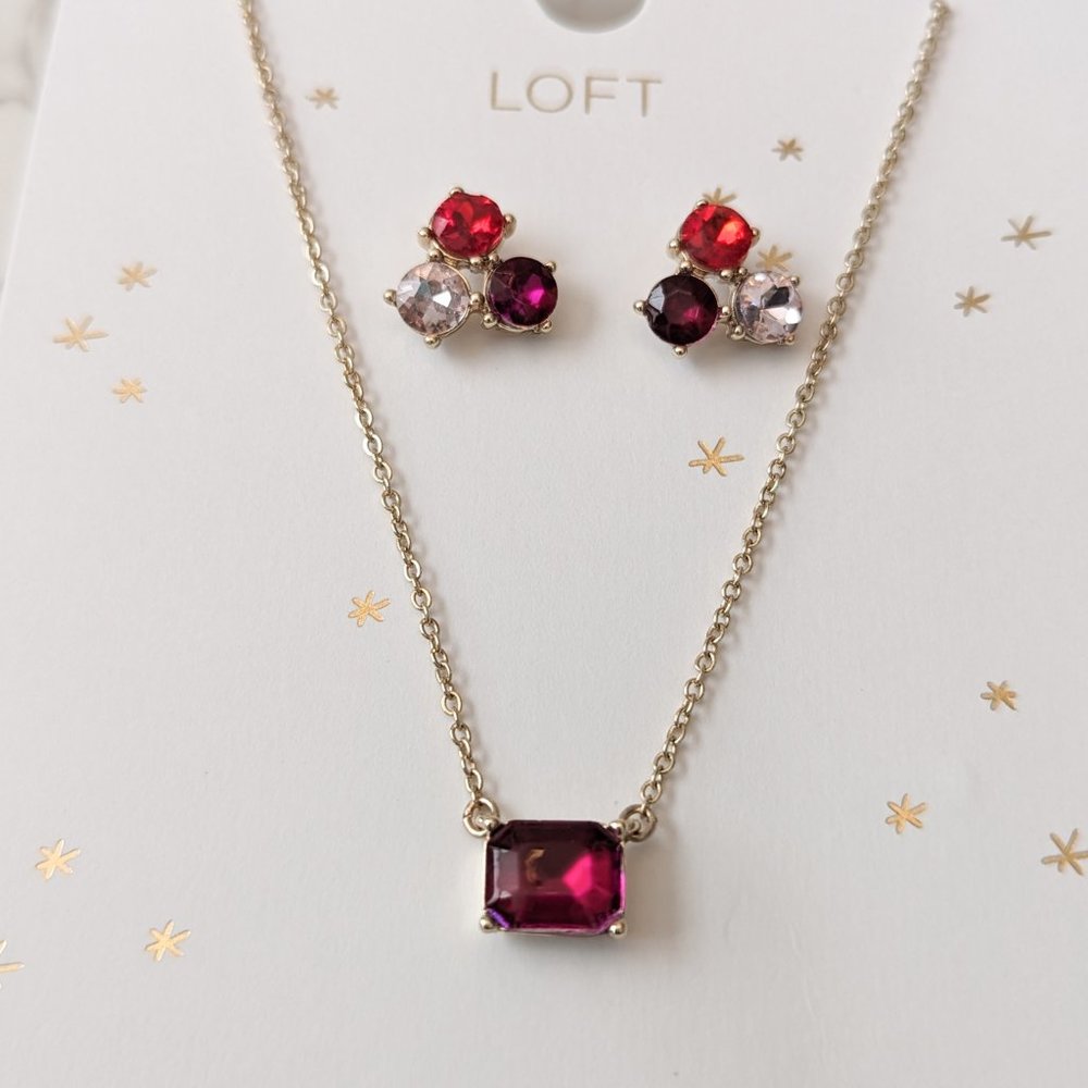 LOFT Necklace & Earring Set - Picture 2 of 6
